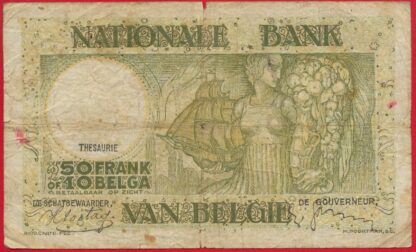 BELGIQUE - 50 Francs -10 Belgas - 38 – Image 2