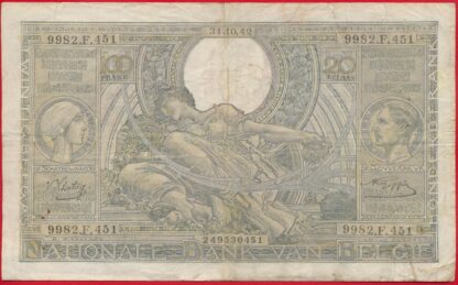 belgqiue-100+-francs-20-belgas-31-10-42-0451