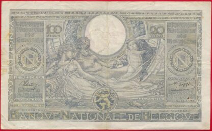 BELGIQUE - 100 Francs - 20 Belgas - 1942 – Image 2