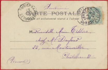 CPA Types de la Rue - L'homme Sandwich – Image 2