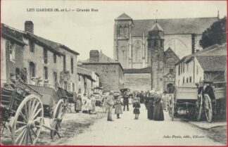 cpa-las-gardes-maine-loire-grande-rue