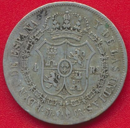 ESPAGNE - Isabel 2 - 4 Réales - 1835 – Image 2