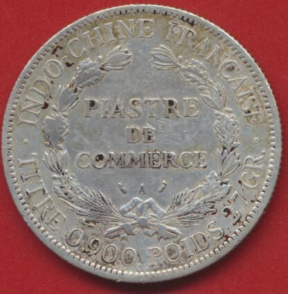 INDOCHINE - Piastre - 1896 – Image 2