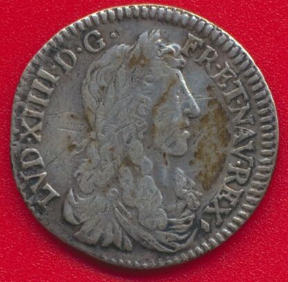 louis-xIv-10-eme-ecu-meche-longue-1661-&-aix