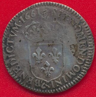 louis-xIv-10-eme-ecu-meche-longue-1661-&-aix