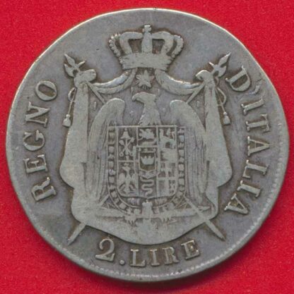 ITALIE - Règne de Napoléon - 2 Lire - 1807 – Image 2