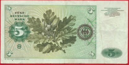 ALLEMAGNE DE L'OUEST - 5 Mark - 1980 – Image 2