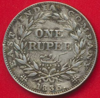 indes-britannique-east-india-compagny-william-iiii-one-rupee-1835