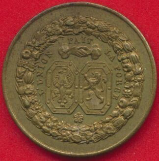 belgique-medaille-inauguration-chemin-fer-vervier-aix-chapelle-1843