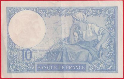 10 Francs - Minerve - 1926 – Image 2