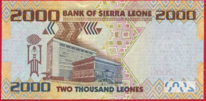 SIERRA LEONE - 2000 Leones - 2010 – Image 2