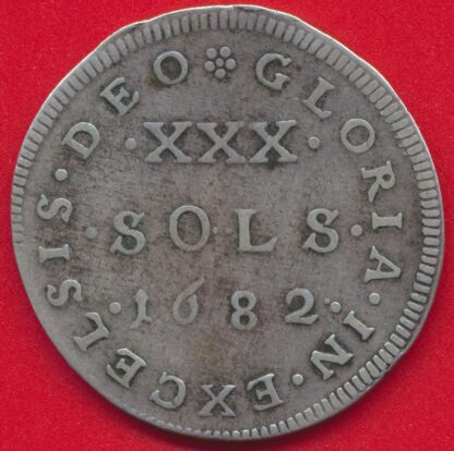 LOUIS XV - XXX Sols de Strasbourg  - 1682 – Image 2