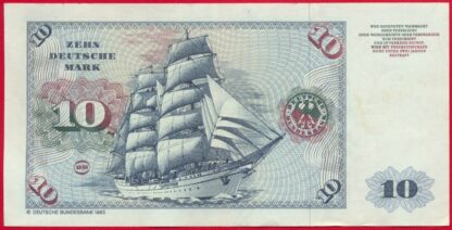 ALLEMAGNE - 10 Mark - 1980 – Image 2