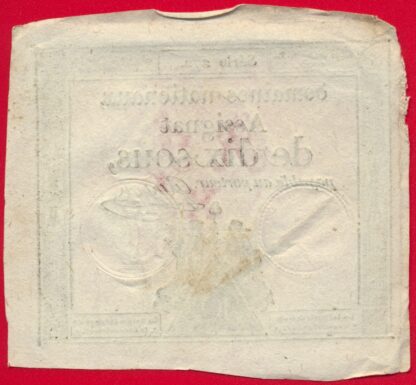 Assignat de Dix sous - 1793 – Image 2