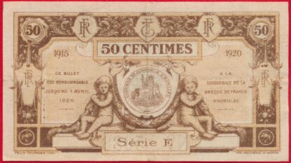Aurillac - 50 Centimes - 1915 – Image 2