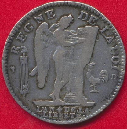 Louis XVI - Ecu de 6 Livres - 1792 - Lyon – Image 2
