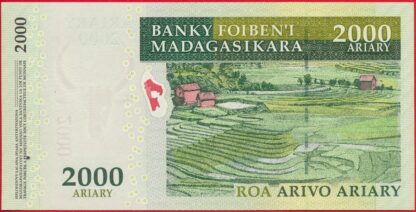 MADAGASCAR - 2000 Ariary – Image 2