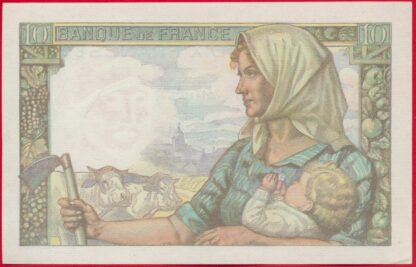 10 Francs - Mineur - 1943 – Image 2