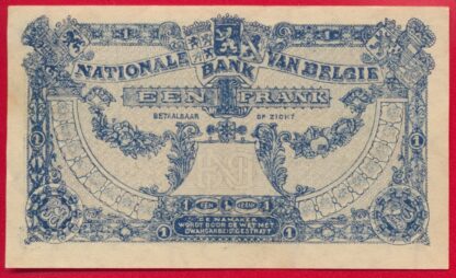 BELGIQUE - Franc - 1921 – Image 2