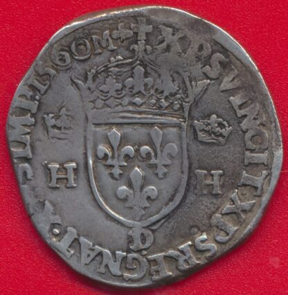 HENRI II - Teston 1560 - D – Image 2