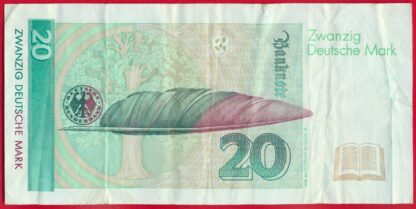 ALLEMAGNE - 20 Mark - 1993 – Image 2