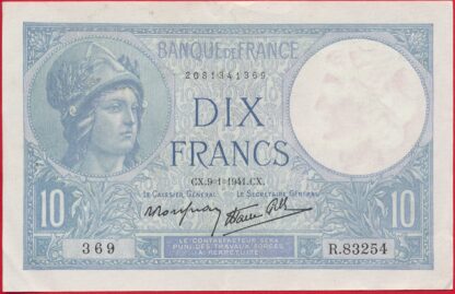 10-francs-minerve-9-1-1941-1369