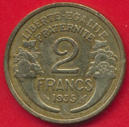 2 Francs Morlon - 1935 – Image 2