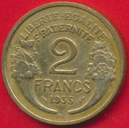 2 Francs Morlon - 1935 – Image 2