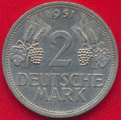 allemagne-2-deutsche-mark-1951-f