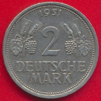 allemagne-2-deutsche-mark-1951-j-vs