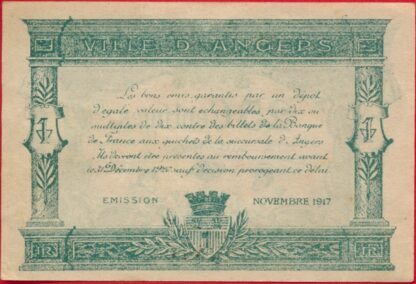 Angers - 25 Centimes - 1915 – Image 2