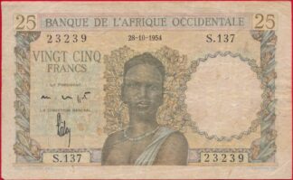 aof-afrique-occidentale-25-francs-28-10-1954-3239