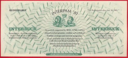 CANADA - Interbuck - Dollar - 1981 – Image 2
