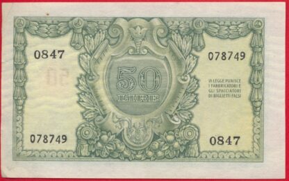 ITALIE - 50 Lire -1951 – Image 2