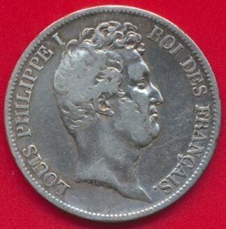 5-francs-1831-t-nantes-tranche-creux-louis-philippe
