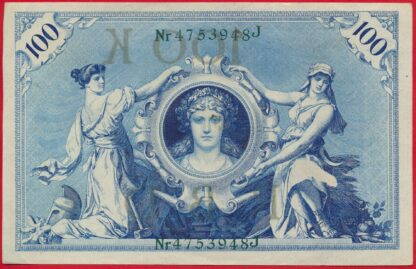 ALLEMAGNE - 100 Mark - 1908 – Image 2