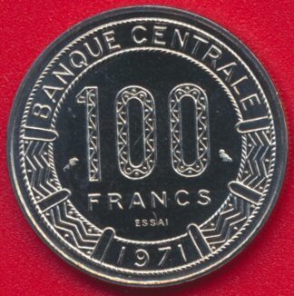 republique-centraficaine-centrafrique-100-francs-1971-essai