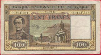 belgique-100-francs-20-12-1945-0311