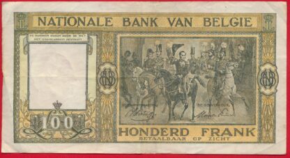 BELGIQUE - 100 Francs - 1945 – Image 2