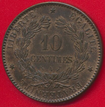 10 Centimes Cérès - 1895 – Image 2