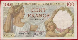 100-francs-sully-26-9-1940-1144