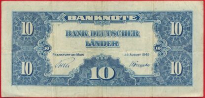 ALLEMAGNE - 10 Deutsche Mark - 1949 – Image 2