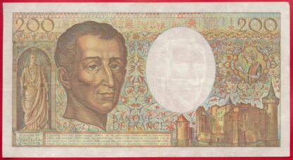 200 Francs - Montesquieu - 1988 – Image 2