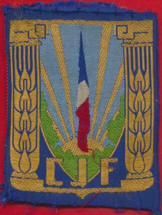 insigne-tissu-cjf-chantiers-de-la-jeunesse-1939-1944