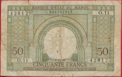 maroc-50-francs-2-12-1949-2812