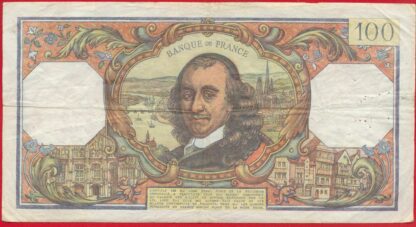 100 Francs Corneille - 1977 – Image 2