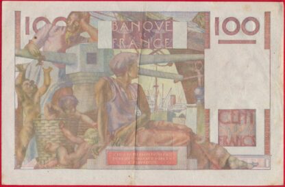100 Francs - Paysan - 1951 – Image 2
