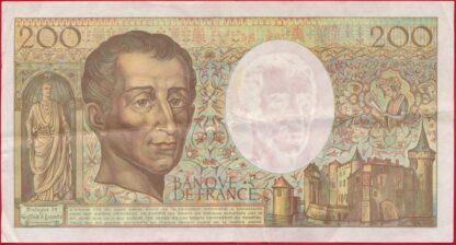 200 Francs - Montesquieu - 1992 – Image 2
