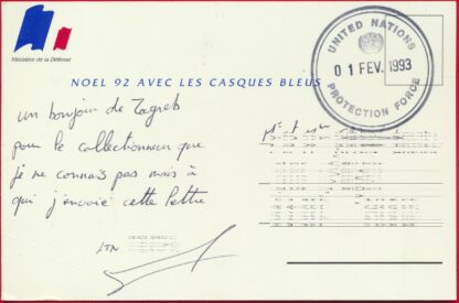 Carte postale - Cachet UNITED NATIONS 1993 – Image 3