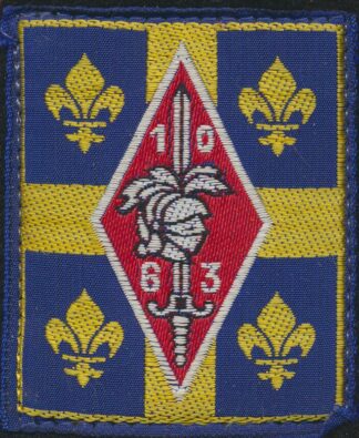 insigne-tissu-10-division-blindee-63-division-militaire-territorale